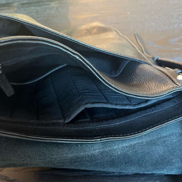 Black Leather Satchel (made in India) - Picture 6 of 10